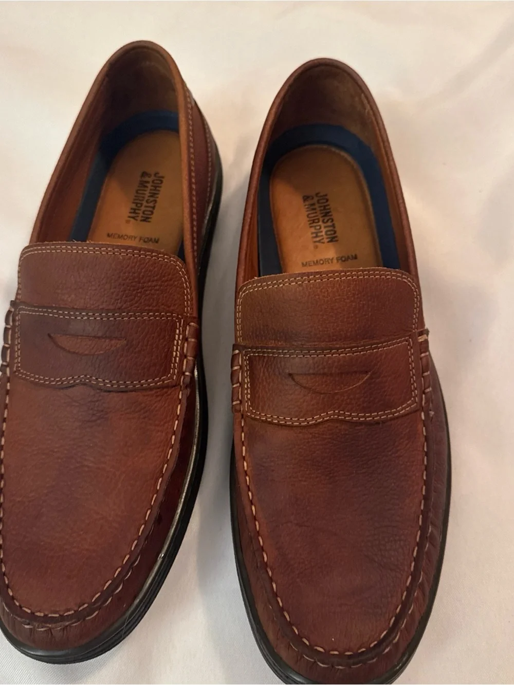 Johnston & Murphy Brown Leather Driving Moccasin Sz 10 Johnston & Murphy Shoes - Brown Leather Driving Loafers  main image 2